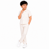 Urban Jipsy Boys Premium Cotton Shirt & Pajama Night Suit Set | Soft Sleepwear Co-Ord Set