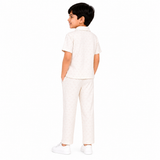 Urban Jipsy Boys Premium Cotton Shirt & Pajama Night Suit Set | Soft Sleepwear Co-Ord Set