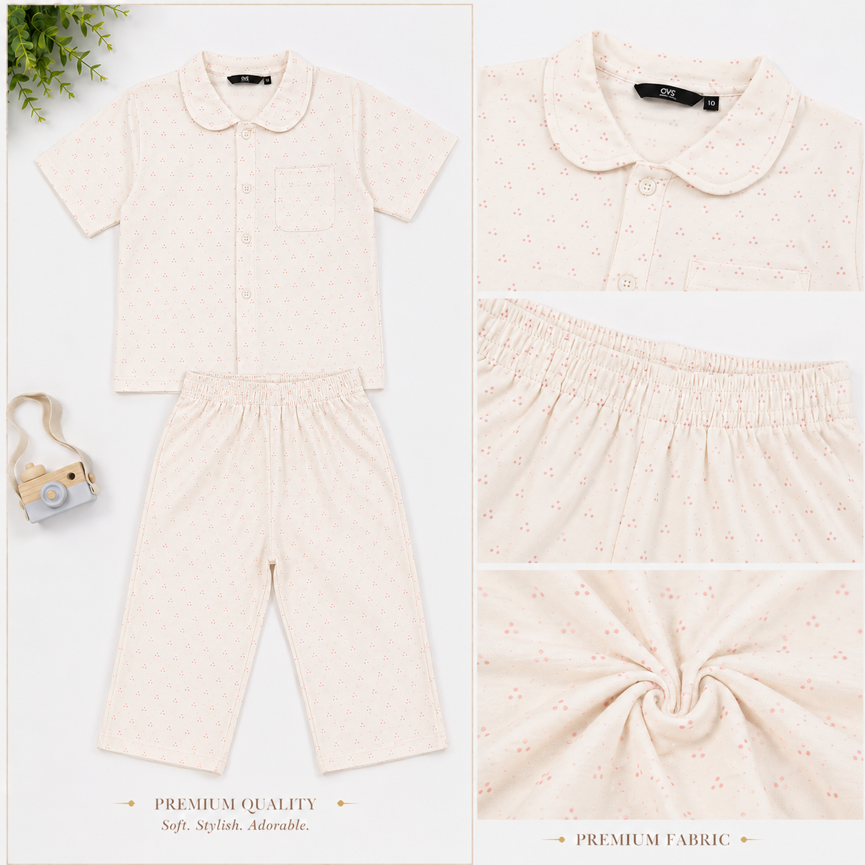 Urban Jipsy Boys Premium Cotton Shirt & Pajama Night Suit Set | Soft Sleepwear Co-Ord Set
