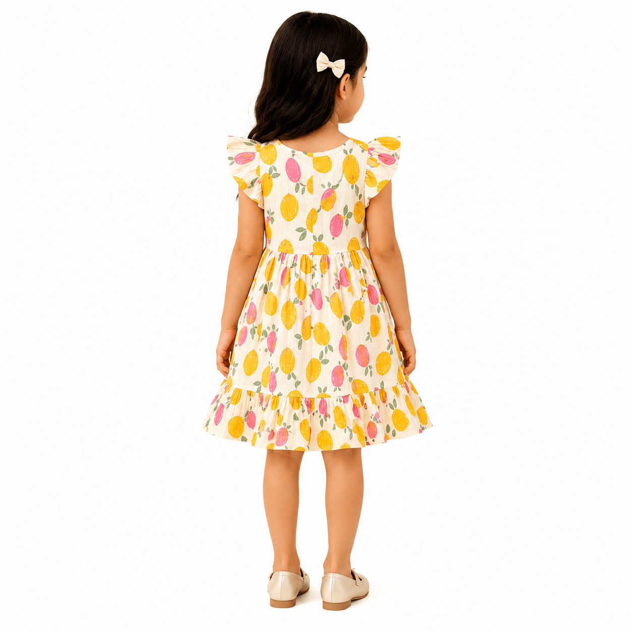 Urban Jipsy Girls Candy Blossom Fit & Flare Dress - MAHERA CREATIONS PRIVATE LIMITED
