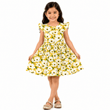 Urban Jipsy Girls Daisy Bloom Fit & Flare Dress - MAHERA CREATIONS PRIVATE LIMITED