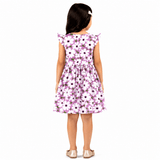 Urban Jipsy Girls Lavender Bloom Fit & Flare Dress - MAHERA CREATIONS PRIVATE LIMITED
