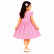 Urban Jipsy Girls Pink Petal Fit & Flare Dress - MAHERA CREATIONS PRIVATE LIMITED